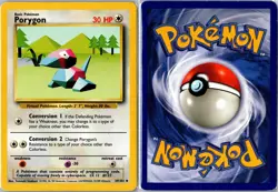 Pokemon Card - Porygon 39/102 Base Set Unlimited Uncommon Heavily Played - Image 3