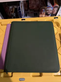 Vault X: Exo-Tec Zip 12-Pocket - Forest Green Zip Binder Used With Pokemon Bulk - Image 1