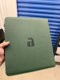 Vault X: Exo-Tec Zip 12-Pocket - Forest Green Zip Binder Used With Pokemon Bulk - Image 3