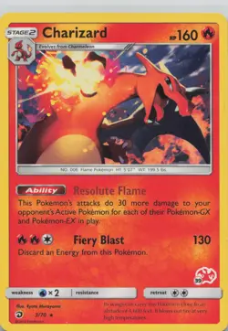 Charizard - 3/70 (#39 Charizard Stamped) 003/070 Promo Battle Academy Pokemon NM - Image 1