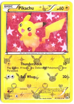 Pikachu RC7/RC25 Holo Legendary Treasures: Radiant Collection Pokemon LP - Image 1