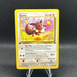 Pokemon TCG Eevee 1st Edition Jungle 51/64 Regular 1999-2000 Wizards NEAR MINT - Image 1