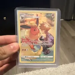 Pokemon Flareon Ultra Rare Full Art Holo TG01/TG30 Brilliant Stars 110HP English - Image 1