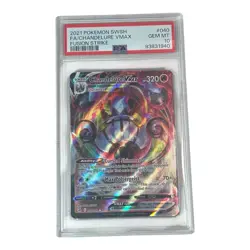 2021 Pokemon Sword & Shield Fusion Strike Chandelure VMAX #040 Full Art PSA 10 - Image 1