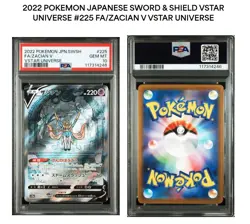 Pokemon Japanese Zacian V PSA 10 Graded SAR S12a VSTAR Universe 225/172 - Image 1