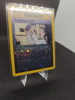 Professor Elm Holo Trainer – NM Vintage Pokemon TCG – Black Star Promo 3 - Image 1