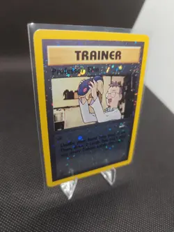 Professor Elm Holo Trainer – NM Vintage Pokemon TCG – Black Star Promo 3 - Image 5