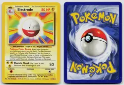 ELECTRODE 21/102 RARE BASE SET UNLIMITED POKEMON LP - Image 3