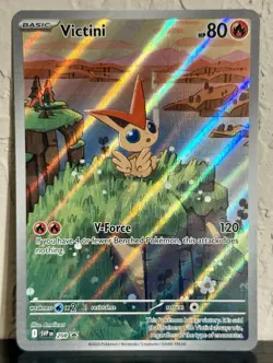 Pokemon Victini SVP 208 Black Bolt White Flair PROMO 2025 - Image 1