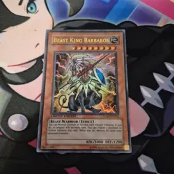 Yugioh Beast King Barbaros JUMP-EN032 Ultra Rare Promo - LP - Image 1