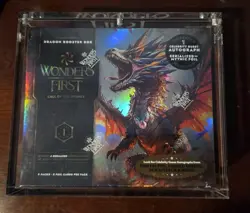 Wonders of the First - COTS Dragon Booster Box - Encased Serialized Acrylic Case - Image 1