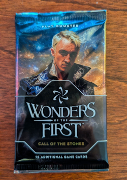 Wonders of the First Call of the Stones Play Booster Pack w/ Dragon Cup Advert - Image 2