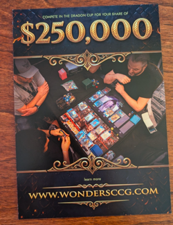 Wonders of the First Call of the Stones Play Booster Pack w/ Dragon Cup Advert - Image 4