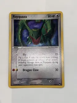 Rayquaza Holo 3/17 POP Series 1 Pokemon Card 2006 – Lightly Played - Image 2