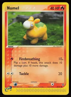 E-Reader Numel - 69/97 Dragon Yuka Morii Clay Art Pokemon TCG Card - Image 1