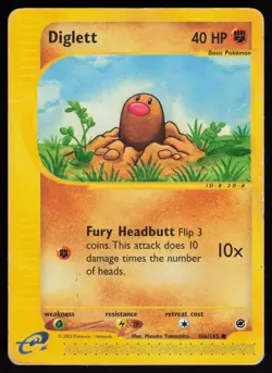 E-Reader Diglett 106/165 Expedition Pokemon TCG Card - Image 1