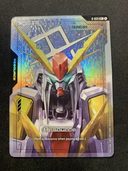 Gundam Card Game Phantom Aria Resource R-035 C+ Full Art NM - Image 1