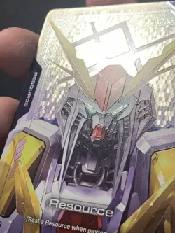 Gundam Card Game Phantom Aria Resource R-035 C+ Full Art NM - Image 4