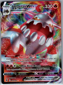 Heatran VMAX 026/189 SWSH10: Astral Radiance - Pokemon Card - NM - Image 1
