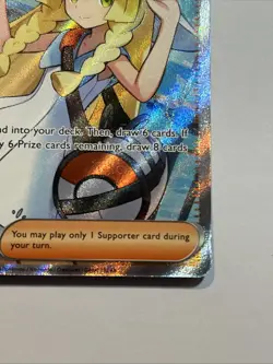 Pokemon Lillie’s Determination Full Art Trainer Mega Evolution Card 169/132 - Image 4