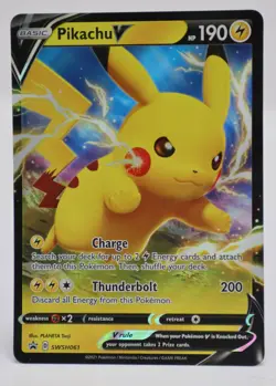 Pokemon - Pikachu V #SWSH061 - SWSH: Sword & Shield Promo Cards Holo - Image 1