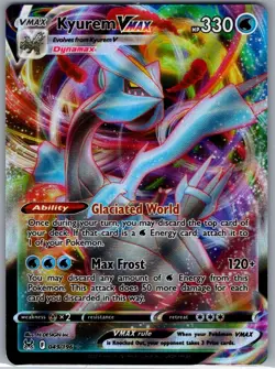 Kyurem VMAX 049/196 SWSH11: Lost Origin - Pokemon Card - NM - Image 1