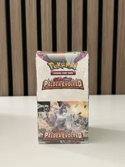 Pokemon TCG Paldea Evolved Half Booster Box Sealed 18 Packs - Image 1