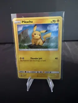 Pikachu - SM183 - 2 swirls - Pokemon Sun & Moon Promo Holo Rare Card NM - Image 1