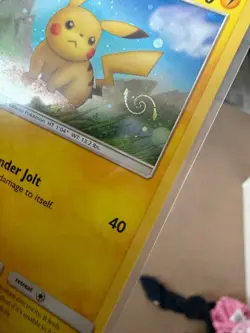 Pikachu - SM183 - 2 swirls - Pokemon Sun & Moon Promo Holo Rare Card NM - Image 2