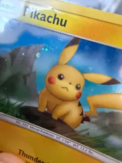 Pikachu - SM183 - 2 swirls - Pokemon Sun & Moon Promo Holo Rare Card NM - Image 3