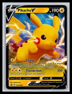 SWSH: Sword & Shield Promo Cards #SWSH061 Pikachu V - Image 1