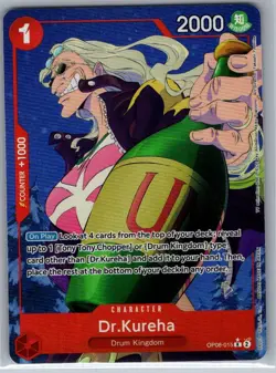 Dr.Kureha (Alt Art) OP08-015 English Two Legends - One Piece Card - NM - Image 1