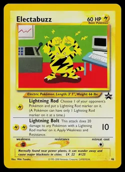 Pokemon Card - Electabuzz Wizards Black Star Promos 46 Promo - Image 1