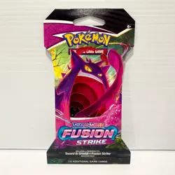 1x Sealed Pokemon Card Fusion Strike Sleeved Booster Pack - Gengar Artwork - Image 1