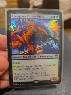 ~ Armaggon, Future Shark ~ NM Foil ~ Teenage Mutant Ninja Turtles 56 MTG ~ - Image 1