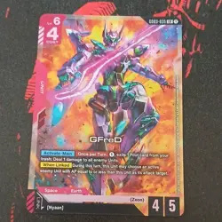 Bandai Gundam Card Game GFred Link Card GD03-035 Cost 4 Gundam Franchise - Image 1