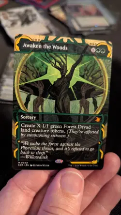 1x Awaken The Woods FOIL Mystical Archives NM Mythic MTG SOS Witherbloom EDH x1 - Image 1