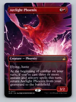 Arclight Phoenix (Anime Borderless) R Ravnica Remastered 427 NM - Image 1