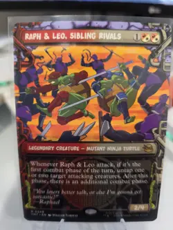 Raph & Leo, Sibling Rivals - Foil (Showcase) Teenage Mutant Ninja Turtles - Mtg - Image 1
