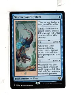 MTG SkeenAB Stormchaser's Talent from BLB. NM. - Image 1