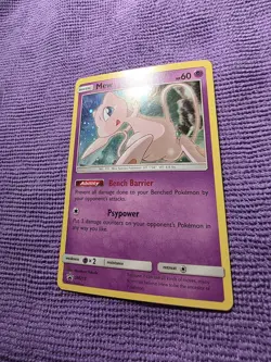 Mew SM215 Black Star Promo Holo Foil Pokemon Card NM Condition - Image 3