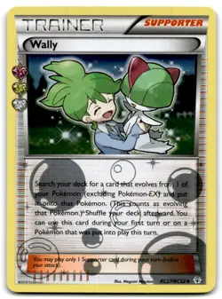 2016 XY - Generations Wally Reverse Holo Uncommon #RC27 - Image 1