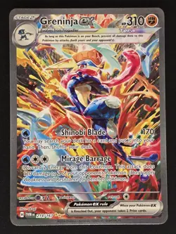 Pokemon Greninja ex SIR Twilight Masquerade 214/167 - Image 1