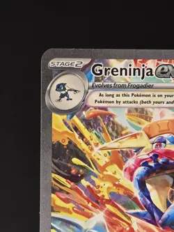 Pokemon Greninja ex SIR Twilight Masquerade 214/167 - Image 3