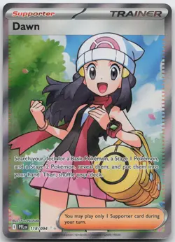 DAWN 118/094 ULTRA RARE PHANTASMAL FLAMES POKEMON HOLO NM - Image 1