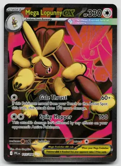 MEGA LOPUNNY EX 115/094 ULTRA RARE PHANTASMAL FLAMES POKEMON NM - Image 1