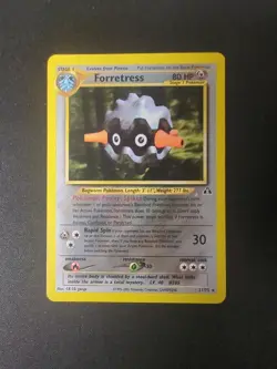 Pokemon TCG WOTC Forretress #21 Neo Discovery Non Holo Rare Vlp - Image 1
