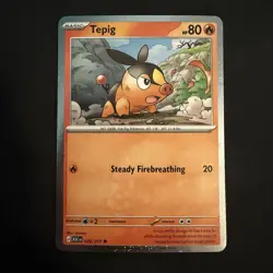 Tepig Cosmos Holo 029/217 Ascended Heroes EN NM Pokemon - Image 2