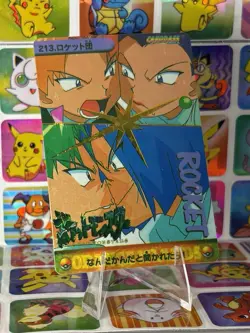 Pokemon Pikachu HOLO Vintage Pocket Monsters Prism Sticker 1998 Bandai Ninetndo - Image 4