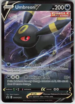 Umbreon V SWSH203 Holo Promo Sword & Shield Promo Pokemon Near Mint - Image 3